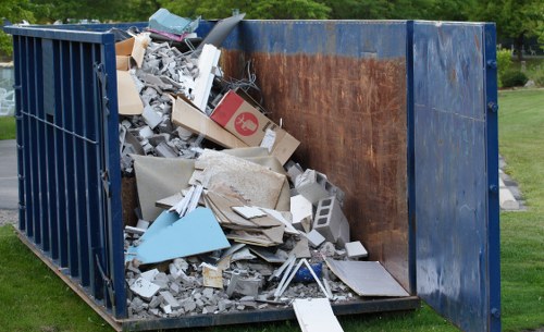 Organized and clutter-free office space after clearance